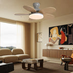LED Ceiling Fan with Colorful Blades for Contemporary Spaces