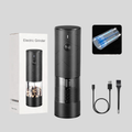 Electric Salt and Pepper Mill with Rechargeable LED Light
