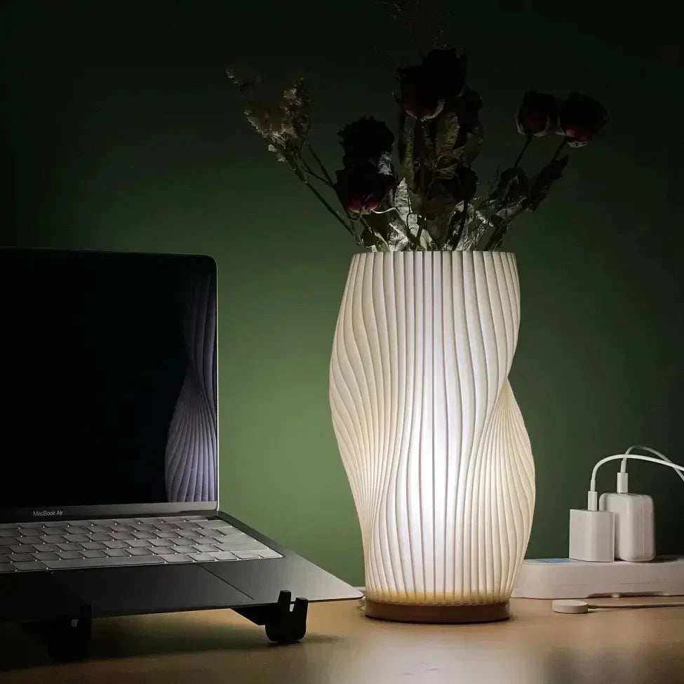 Sculptural Dimmable LED Desk Lamp