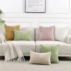 Textured Ribbed Pillowcase for Stylish Home Décor