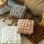 Knot Cushion in Soft Lamb Velvet - Cozy and Comfortable Design