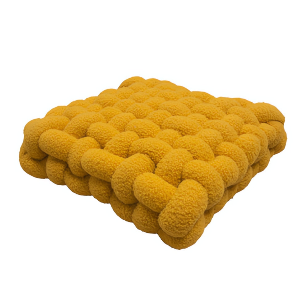 Knot Cushion in Soft Lamb Velvet - Cozy and Comfortable Design