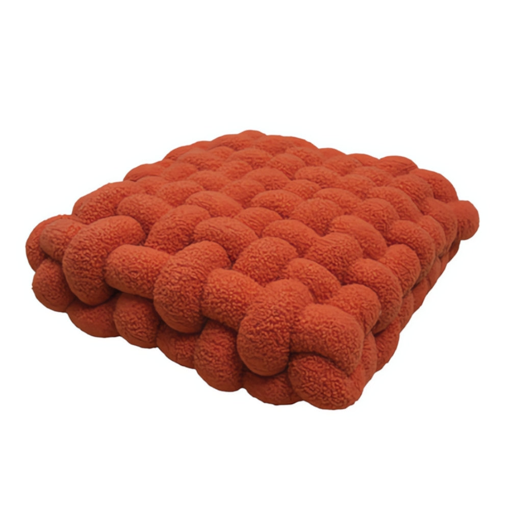 Knot Cushion in Soft Lamb Velvet - Cozy and Comfortable Design