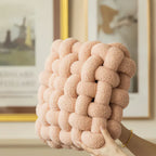 Knot Cushion in Soft Lamb Velvet - Cozy and Comfortable Design