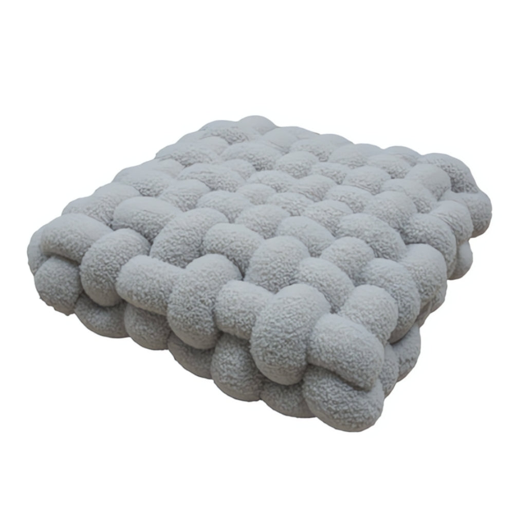 Knot Cushion in Soft Lamb Velvet - Cozy and Comfortable Design