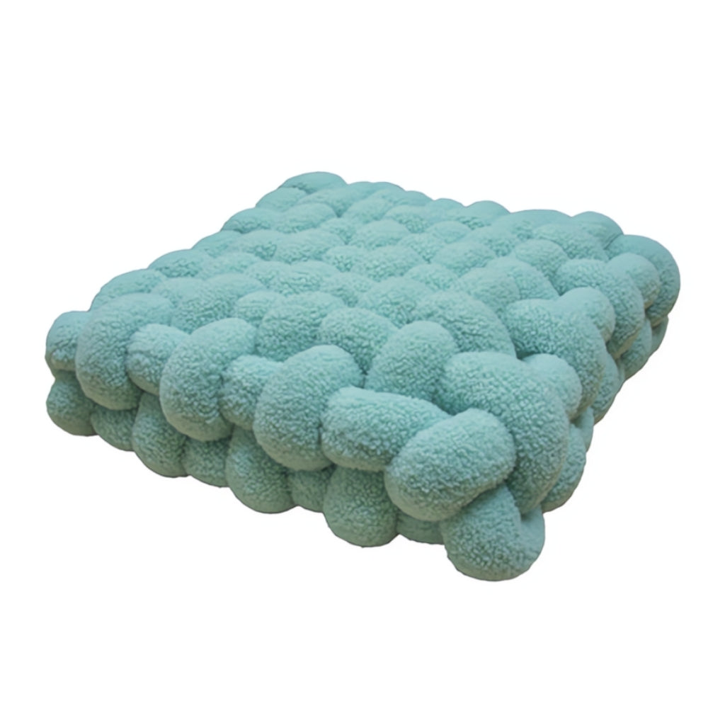 Knot Cushion in Soft Lamb Velvet - Cozy and Comfortable Design