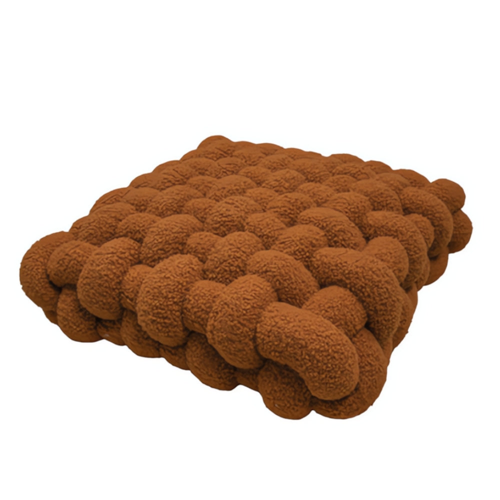 Knot Cushion in Soft Lamb Velvet - Cozy and Comfortable Design