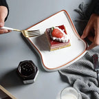 Whimsical Bread-Inspired Ceramic Dining Plate