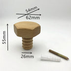 Charming Solid Wood Wall Hooks for Versatile Spaces