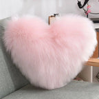 Cozy Heart-Shaped Decorative Pillow