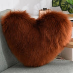 Cozy Heart-Shaped Decorative Pillow
