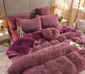 Microfiber Duvet Cover Set with Zipper and Corner Straps – Queen/King Size