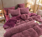 Microfiber Duvet Cover Set with Zipper and Corner Straps – Queen/King Size