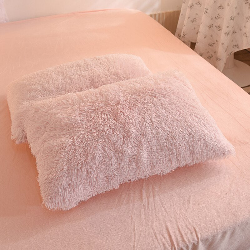 Microfiber Duvet Cover Set with Zipper and Corner Straps – Queen/King Size
