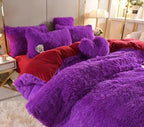Microfiber Duvet Cover Set with Zipper and Corner Straps – Queen/King Size