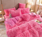 Microfiber Duvet Cover Set with Zipper and Corner Straps – Queen/King Size