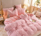 Microfiber Duvet Cover Set with Zipper and Corner Straps – Queen/King Size