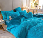 Microfiber Duvet Cover Set with Zipper and Corner Straps – Queen/King Size