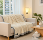 Soft Heating Blanket – Cozy Fleece Throw for Sofa and Bed