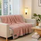 Soft Heating Blanket – Cozy Fleece Throw for Sofa and Bed