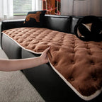 Dog-Resistant Couch Cover - Soft Microfiber in Chesterfield Style