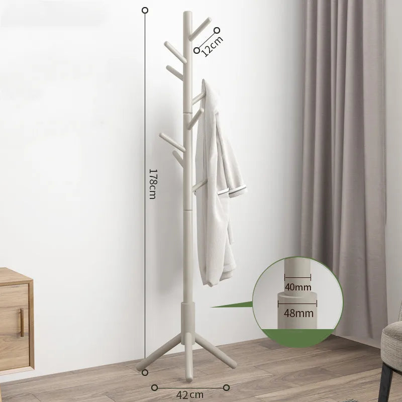 Sleek Wooden Coat Stand for Stylish Spaces