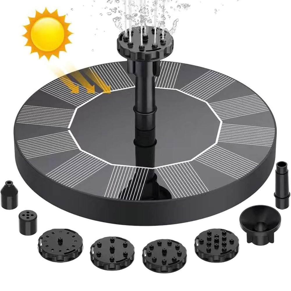Solar Powered Fountain Pump for Pond Water Feature