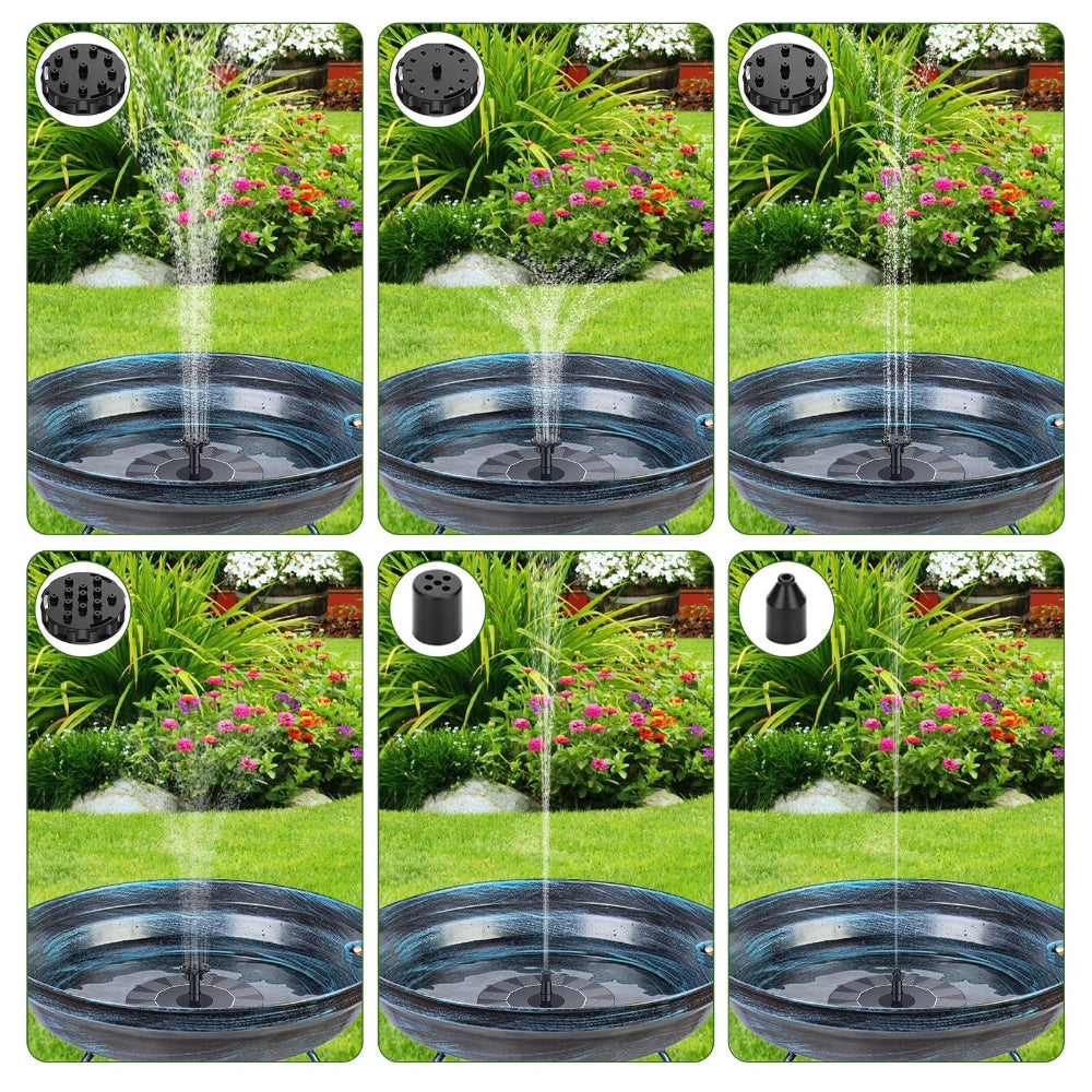 Solar Powered Fountain Pump for Pond Water Feature