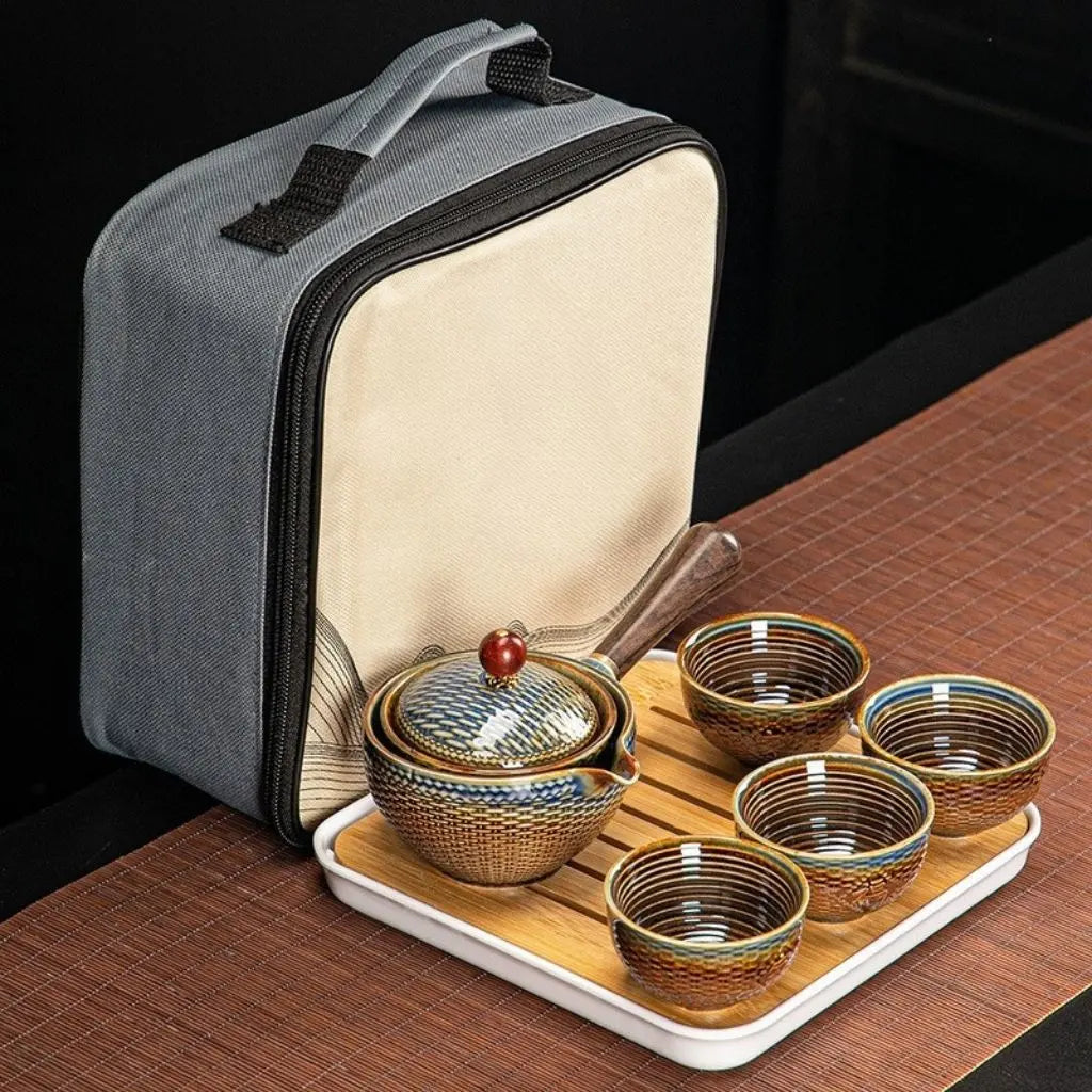 Classic Elegance Porcelain Tea Set with Gift Packaging