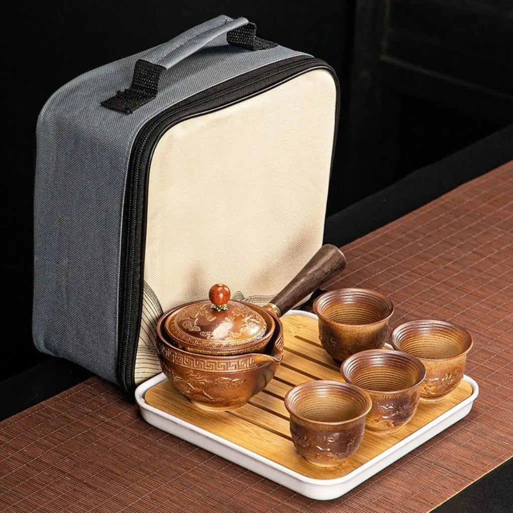 Classic Elegance Porcelain Tea Set with Gift Packaging
