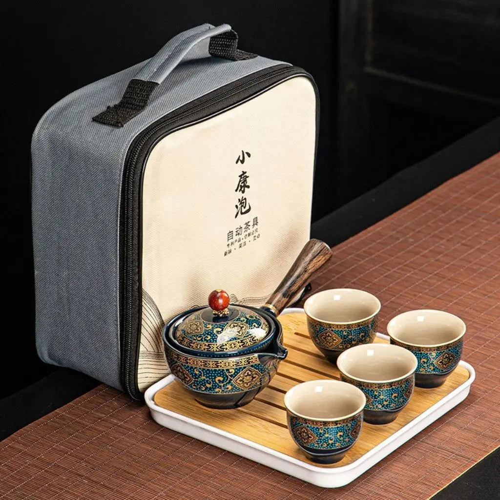 Classic Elegance Porcelain Tea Set with Gift Packaging
