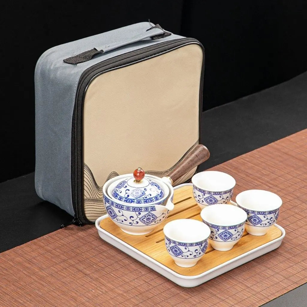 Classic Elegance Porcelain Tea Set with Gift Packaging