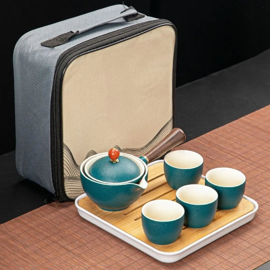 Classic Elegance Porcelain Tea Set with Gift Packaging