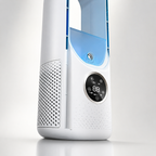 Quiet Bladeless Fan for Portable Air Conditioning and Cooling