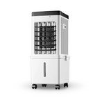 Compact Cooling Fan and Dehumidifier for Portable Air Conditioning