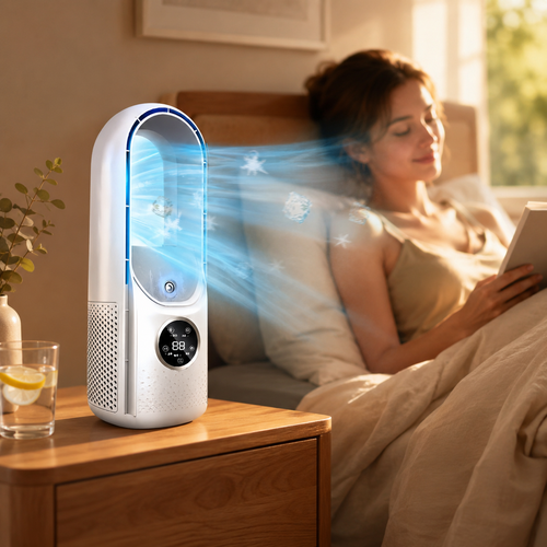 Bladeless Air Conditioner - Compact Portable Cooling Fan