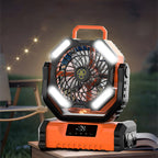 Rechargeable Oscillating Portable Fan with Remote for Camping