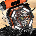 Rechargeable Oscillating Portable Fan with Remote for Camping