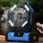 Rechargeable Oscillating Portable Fan with Remote for Camping