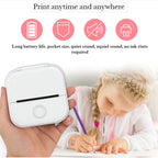 Bluetooth Pocket Printer for Labels and Photos - Compact Thermal Design