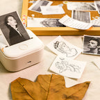 Bluetooth Pocket Printer for Labels and Photos - Compact Thermal Design