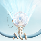 Adjustable Foldable Clip-On Fan with Battery Operation