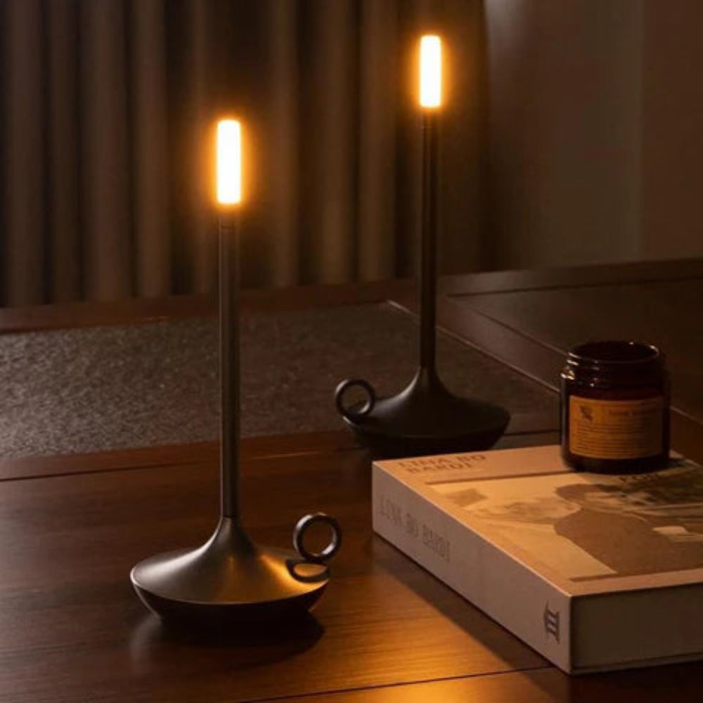 USB Rechargeable LED Lantern – 10-Inch Portable Touch-Control Warm Light