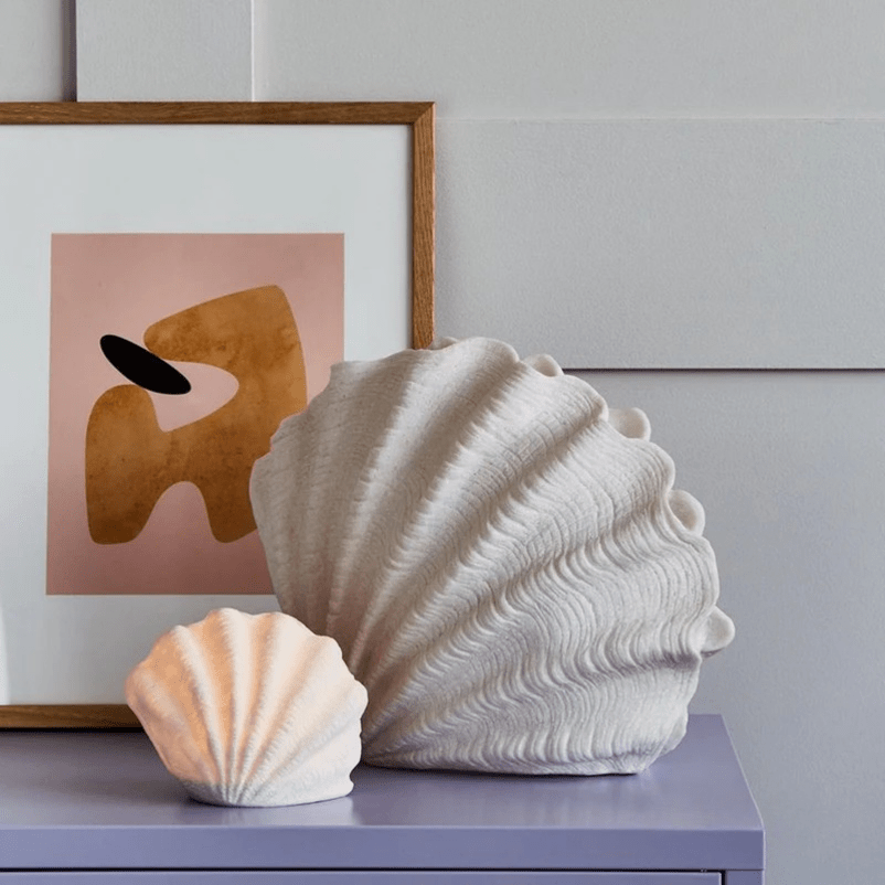 Coastal Seashell Night Lamp – Relaxing Warm White Light for Ambiance