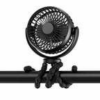 USB Rechargeable Clip-On Desk Fan – Portable Cooling Solution