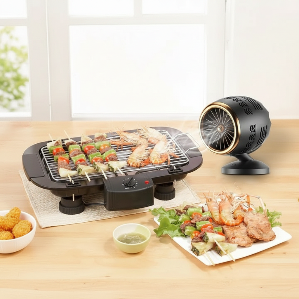 SleekJet Portable Range Hood for Effortless Indoor Cooking