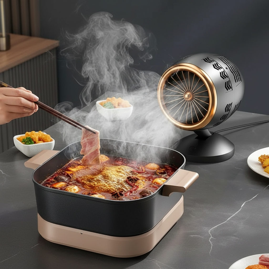 SleekJet Portable Range Hood for Effortless Indoor Cooking