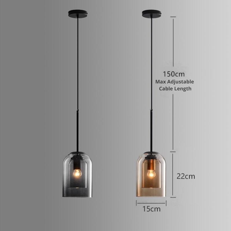 Modern Hanging Lamp – Nordic Style Glass Pendant Light