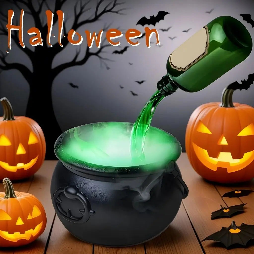 Mystic Cauldron Fog Machine with Floating Elixir Effect