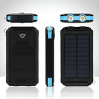 20000mAh Waterproof Power Bank with Solar Charging Capability